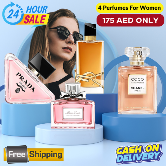 Coco Mademoiselle + Miss Dior +  Prada Paradoxe + YSL Libre