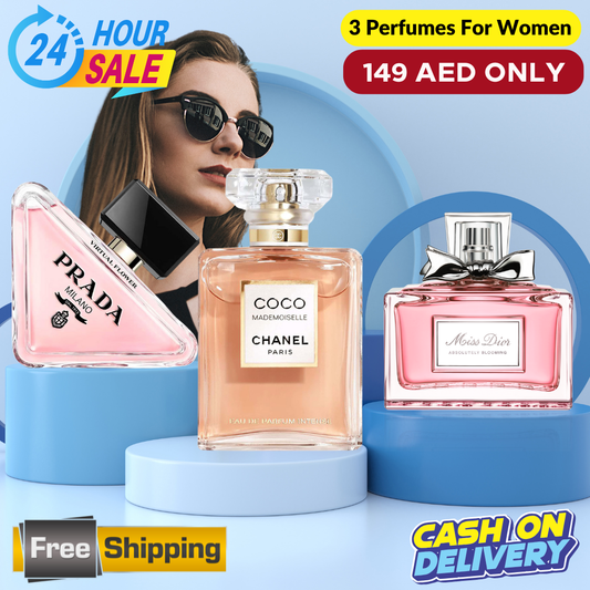 Coco Mademoiselle + Prada Paradoxe + Miss Dior