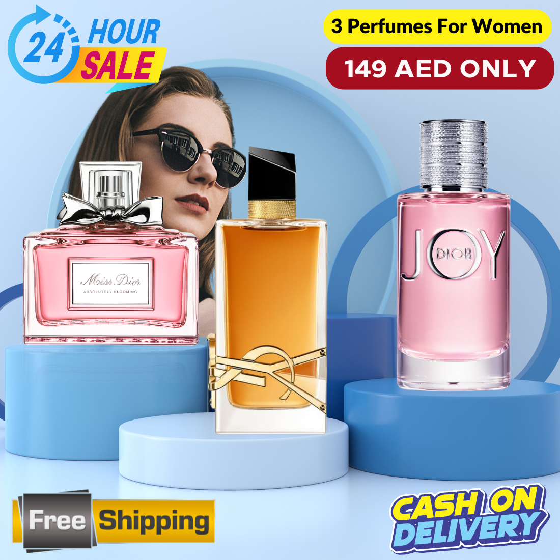 Miss Dior + Dior Joy + YSL Libre