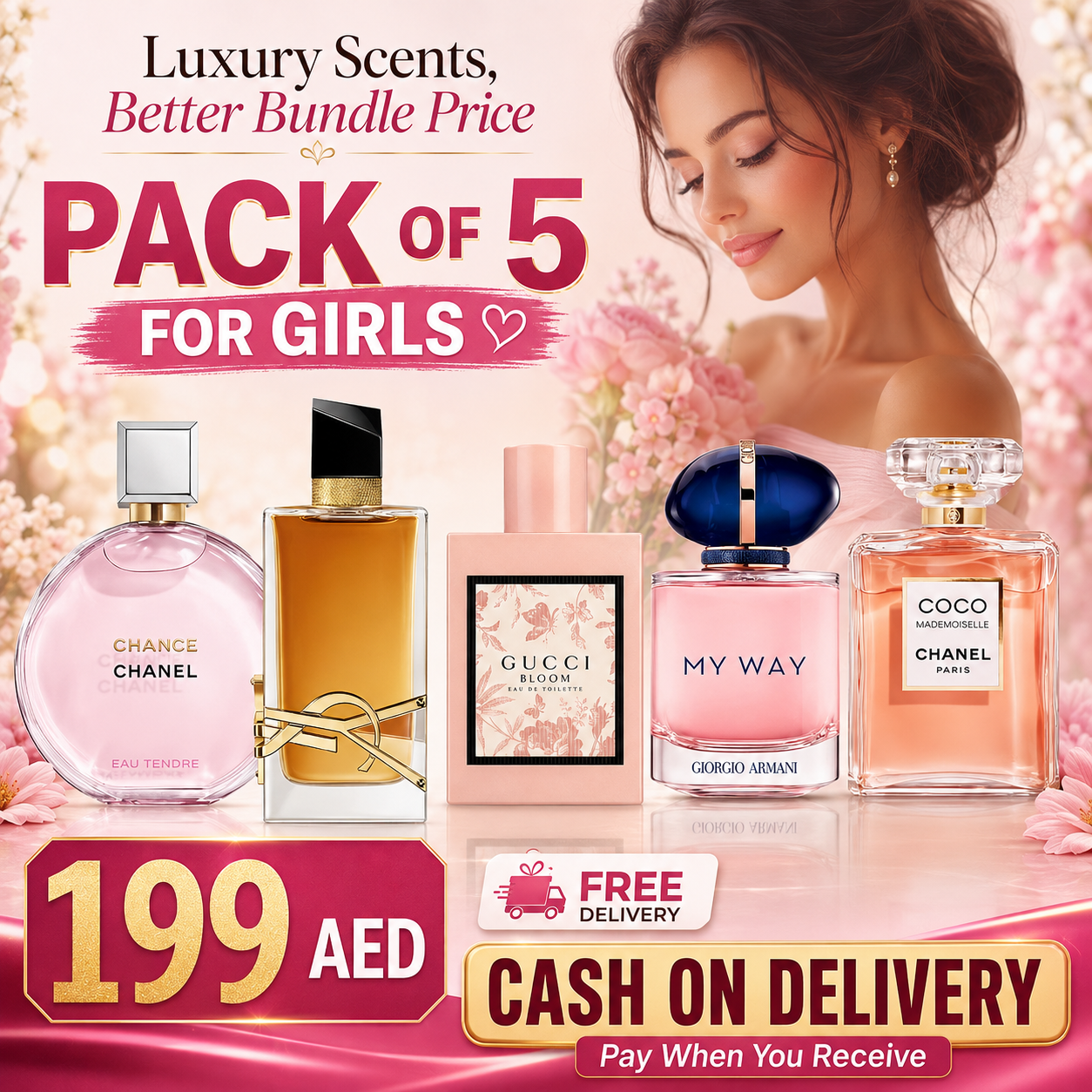 PACK OF 5 - BEST SELLER LUXURY SET