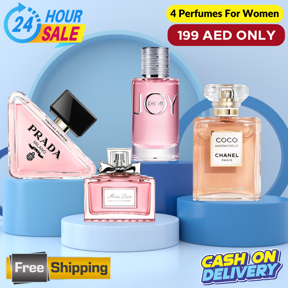 Coco Mademoiselle +  Miss Dior + Dior Joy + Prada Paradoxe