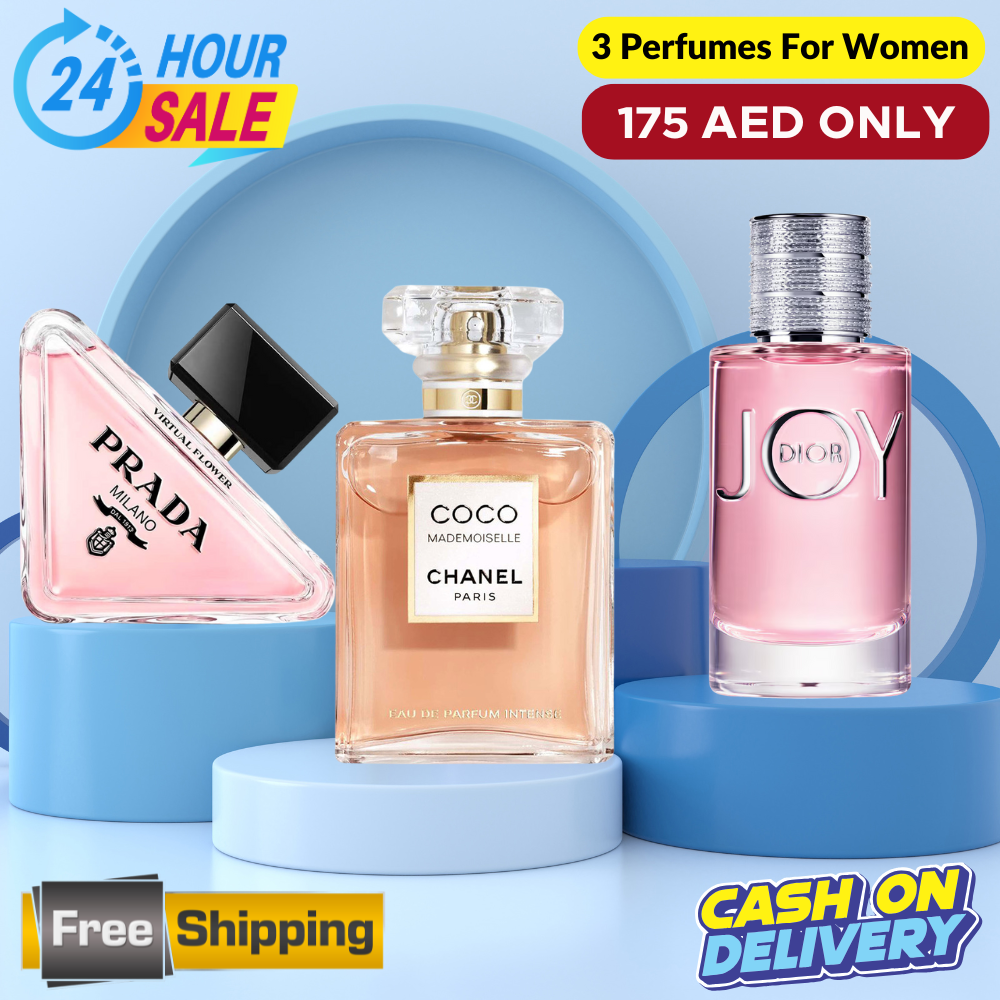 Coco Mademoiselle + Prada Paradoxe + Dio Joy