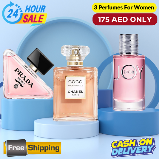 Coco Mademoiselle + Prada Paradoxe + Dio Joy