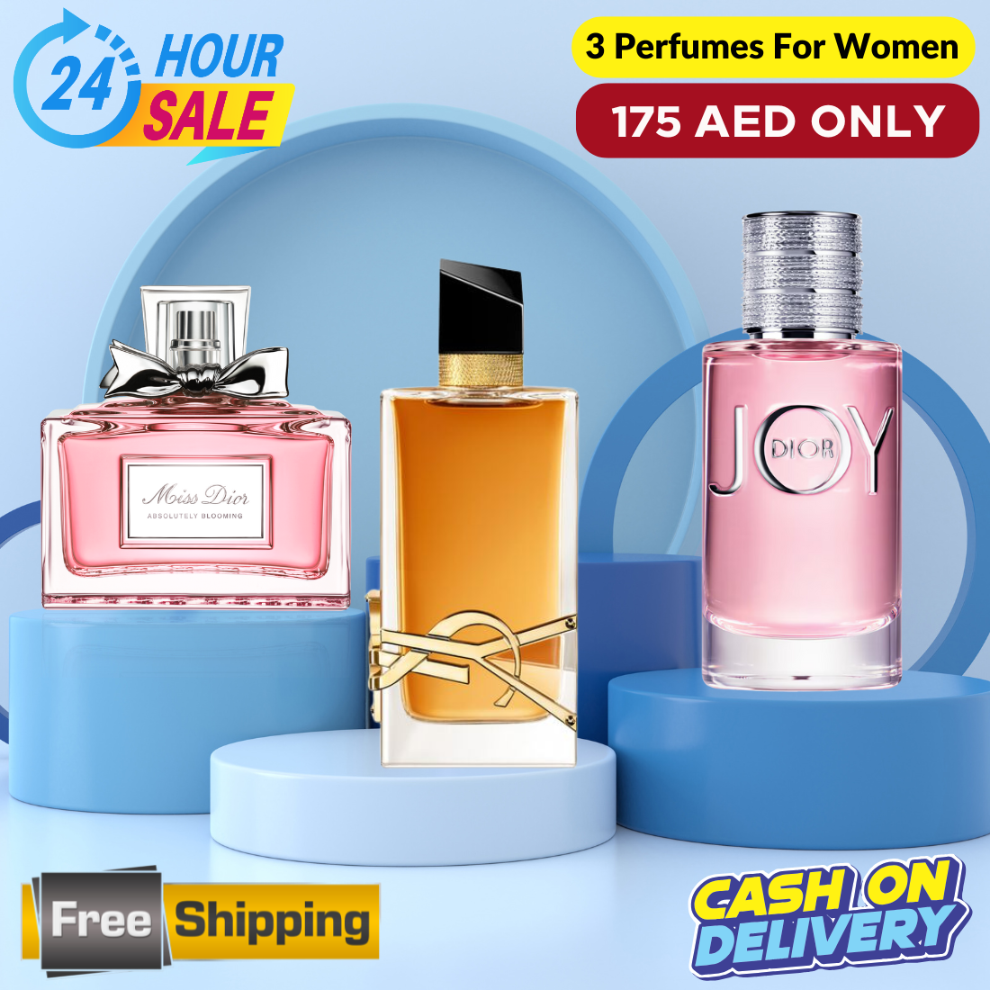 Miss Dior + Dior Joy + YSL Libre