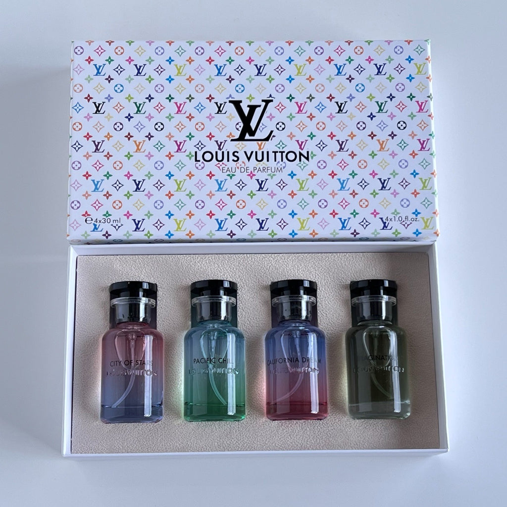 Louis Vuitton Couple Perfume Gift Set – 4 × 30ml Luxury Collection