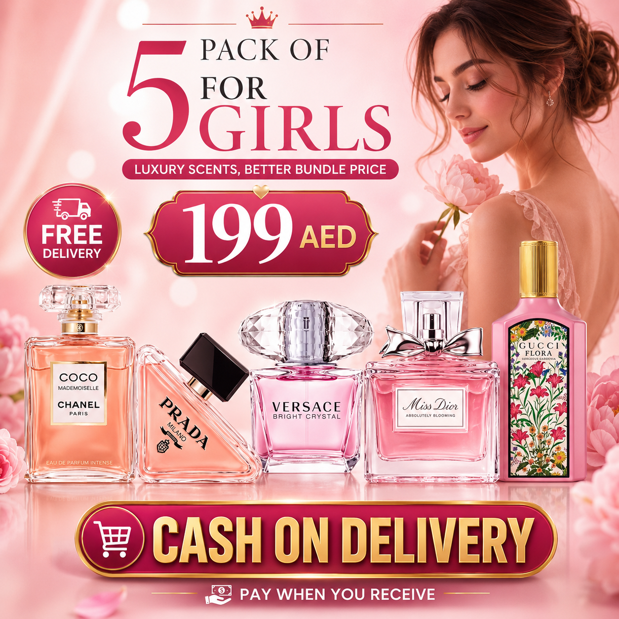 PACK OF 5 - LUXURY SCENTS COLLECTION